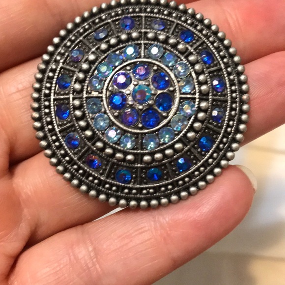 Beautiful choker with different tones of blue - Picture 6 of 6